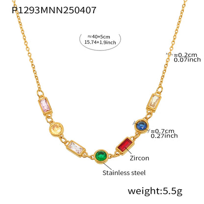 18K Gold Plated Chunky Chain Necklace for Women