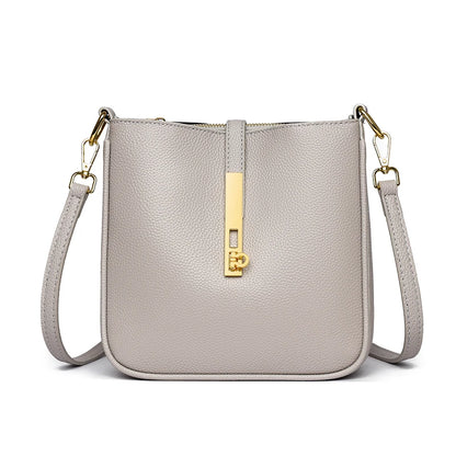 Women's 100% Cowhide Leather Shoulder Tote Bag