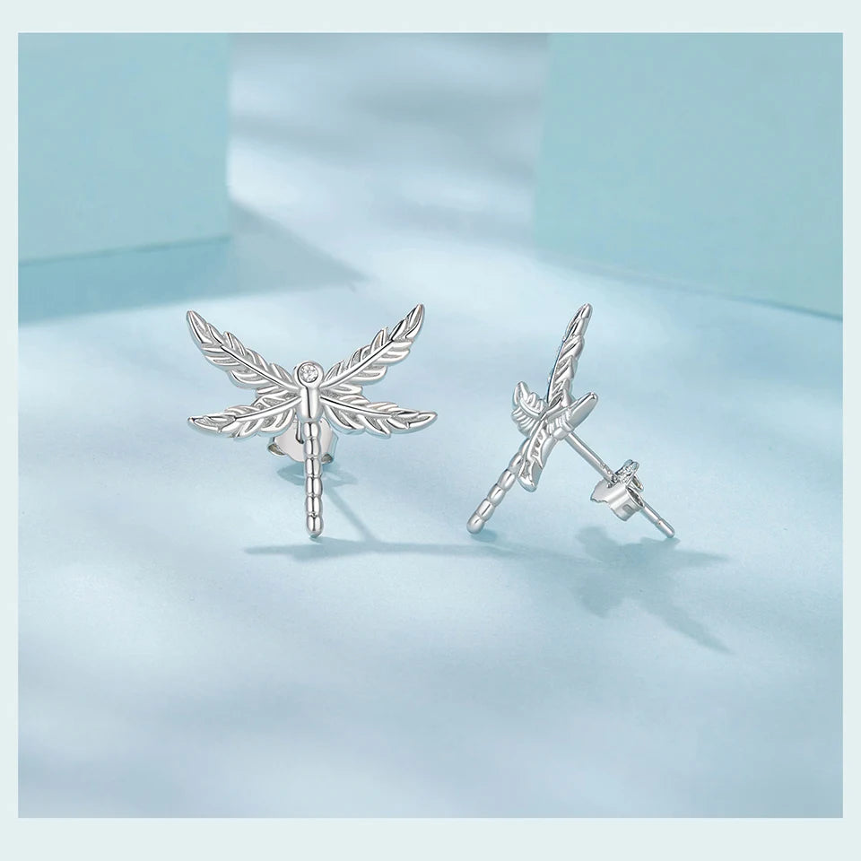 Wings CZ Earrings