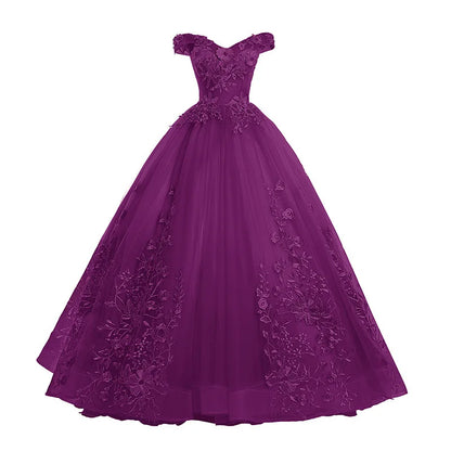Luxury Lace Ball Gown Quinceañera Dress