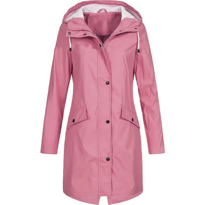 Women’s Mid-Length Outdoor Windbreaker Coat