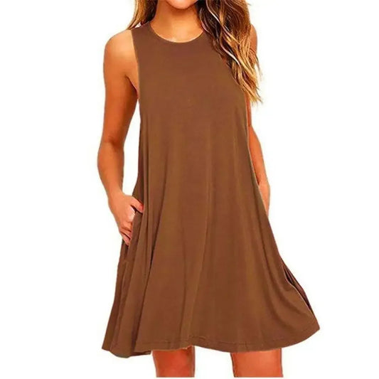 Different colors  Boho Casual Loose Dress