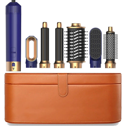 6-in-1 Ionic Hot Air Brush Hair Styler & Blow Dryer with Detachable Heads