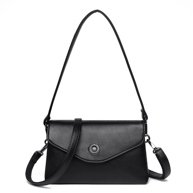High-Quality PU Leather Crossbody Shoulder Bag