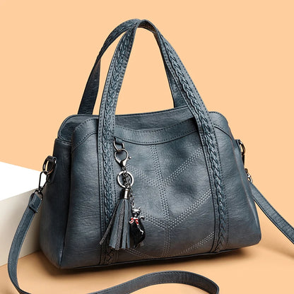 Women's PU Leather Multiway Handbag