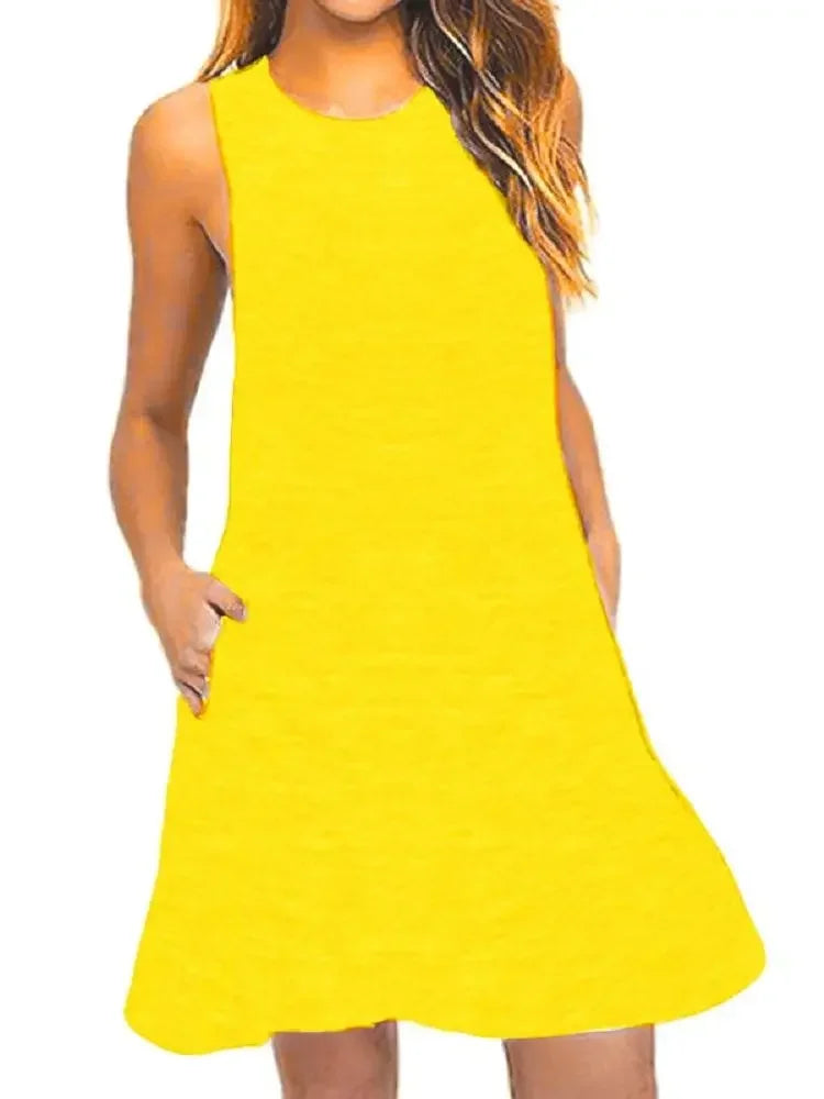 Different colors  Boho Casual Loose Dress