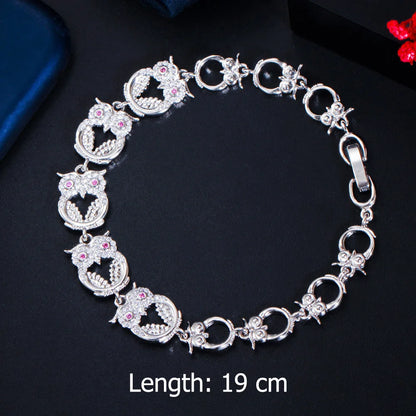 Elephant Charm Link Bracelet