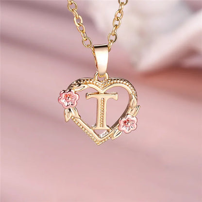Letter Pendant Necklace
