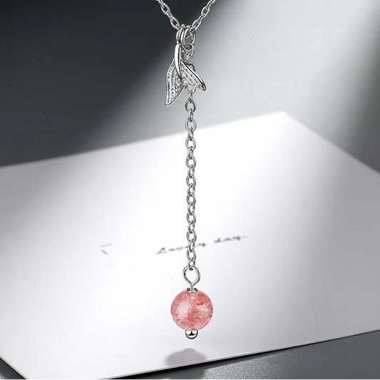 NEC925 Sterling Silver Moonstone Pendant Necklace for Women