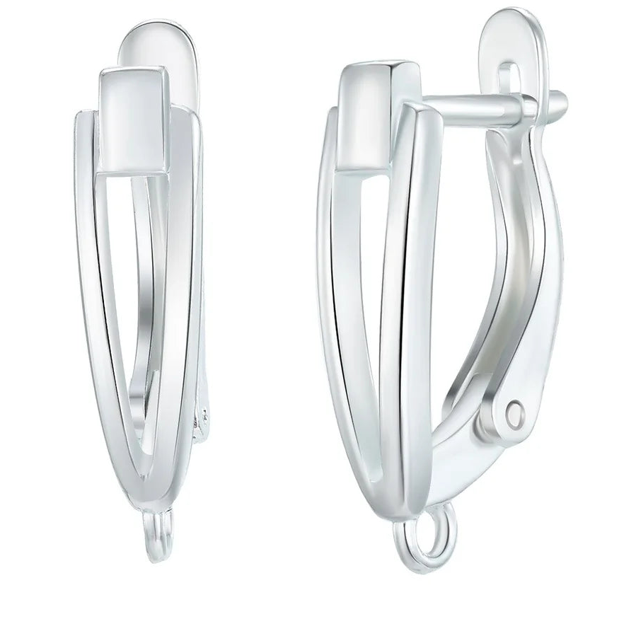 925 Sterling Silver Korean Earring Findings for DIY Jewelry
