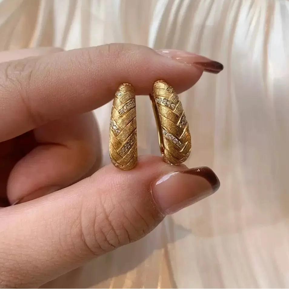 925 Sterling Silver Hoop Earrings for Women – 2 Colors