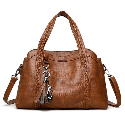 Women's PU Leather Multiway Handbag