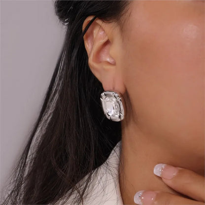 Gold Plated Glass Stone Jewelry Set for Women