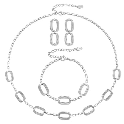 Gold Stainless Steel Jewelry Set for Women