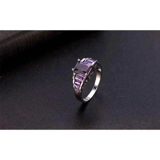 Romantic 925 Sterling Silver CZ Ring – Perfect Valentine’s Day Gift for Her