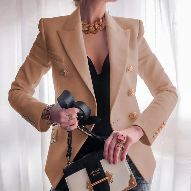 Women’s Elegant Double-Breasted  Blazer