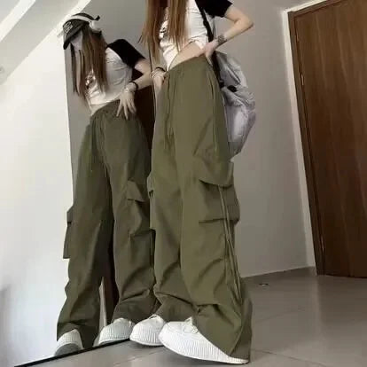 High-Waisted Straight-Leg Pants