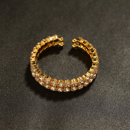 Gold Crystal African Bridal Jewelry Set
