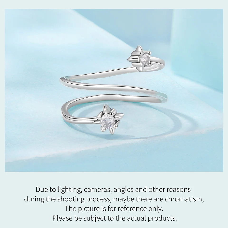 Three-layer Stars Open Ring