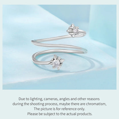 Three-layer Stars Open Ring