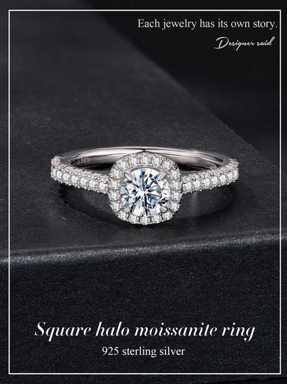 Solitaire Moissanite Engagement Rings