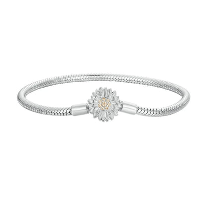 Zircon Rose Buckle Bracelet