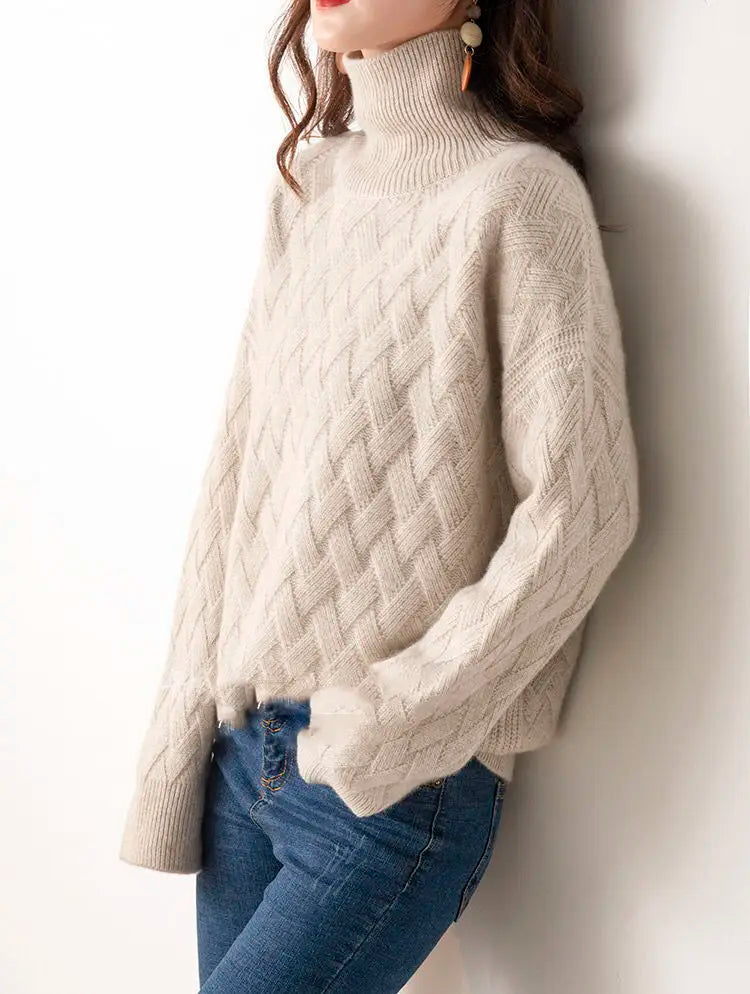 Oversized Cashmere Winter Sweater for Women
