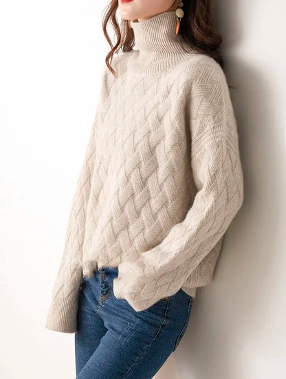 Oversized Cashmere Winter Sweater for Women