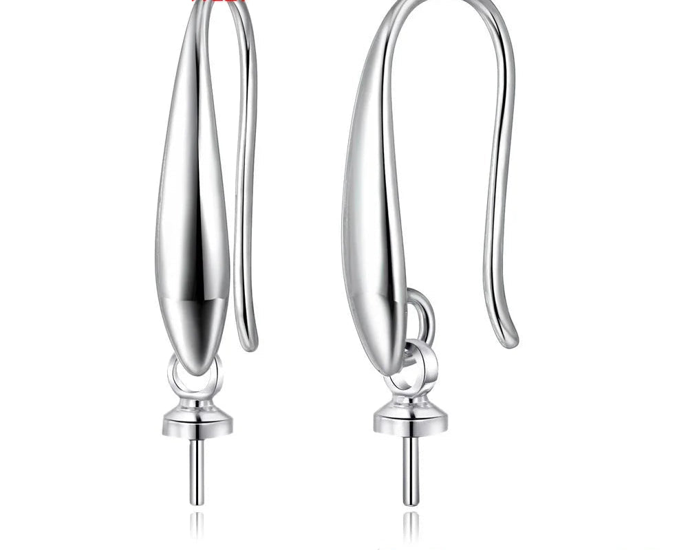 925 Sterling Silver Earring Findings for Women DIY Jewelry