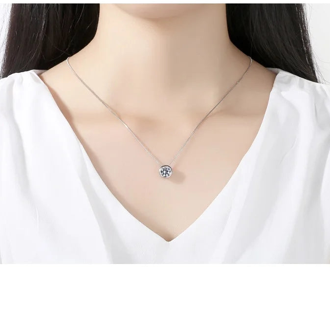 Elegant Pendant & Stud Earrings in 9 Vibrant Colors