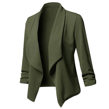 Women’s Asymmetrical Casual Blazer Cardigan