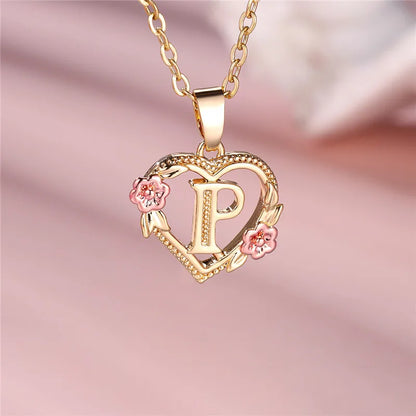 Letter Pendant Necklace
