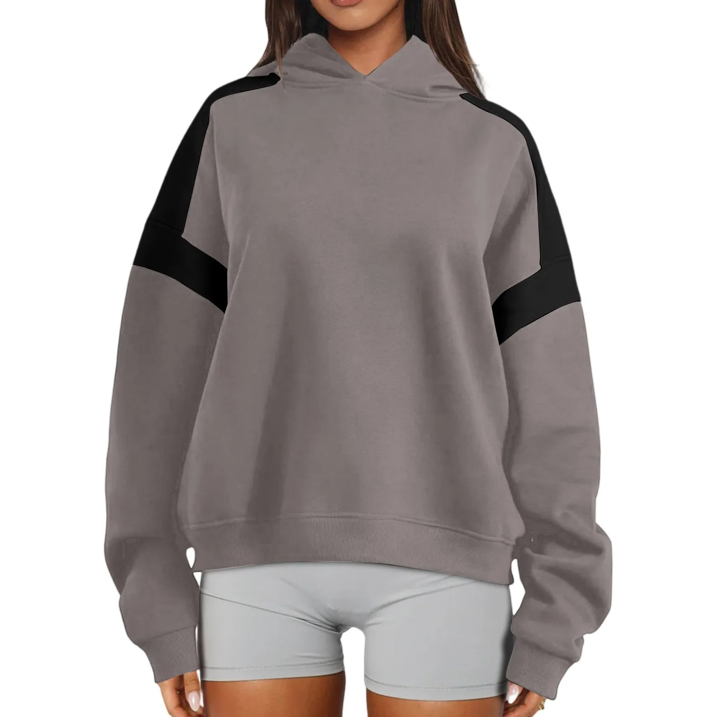 Round Neck Zipper Warm Sweatshirt for Women