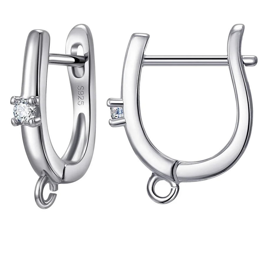 925 Sterling Silver Earring Findings for DIY Jewelry