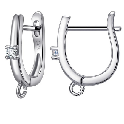925 Sterling Silver Earring Findings for DIY Jewelry