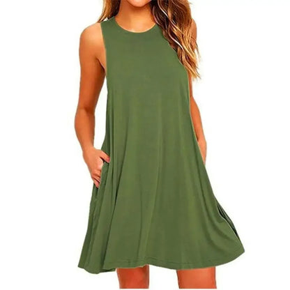 Different colors  Boho Casual Loose Dress