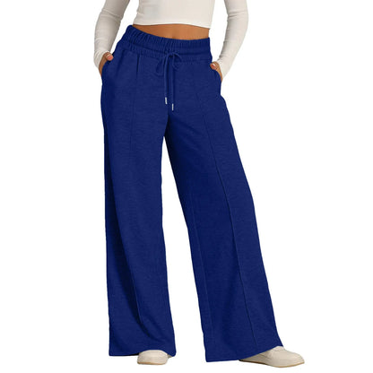 Summer Casual Tie Wide Leg Pants for Women