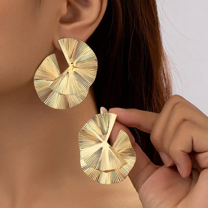 Twisted Design Dinner Earrings