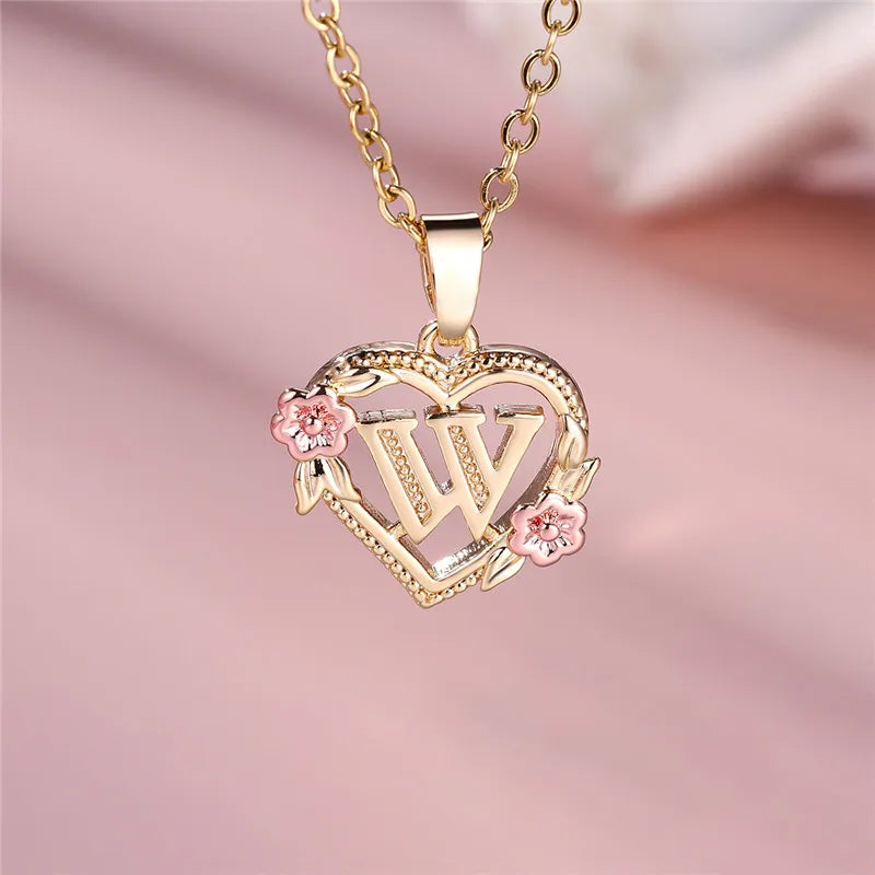 Letter Pendant Necklace