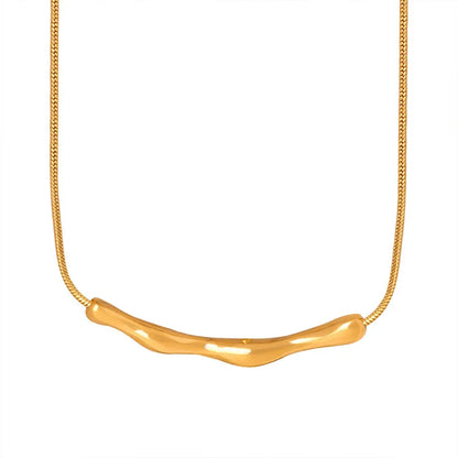 18k Gold Minimalist Mobile Pendant Necklace for Women