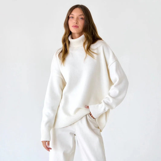 Thick Cashmere Turtleneck Sweater Women 2025