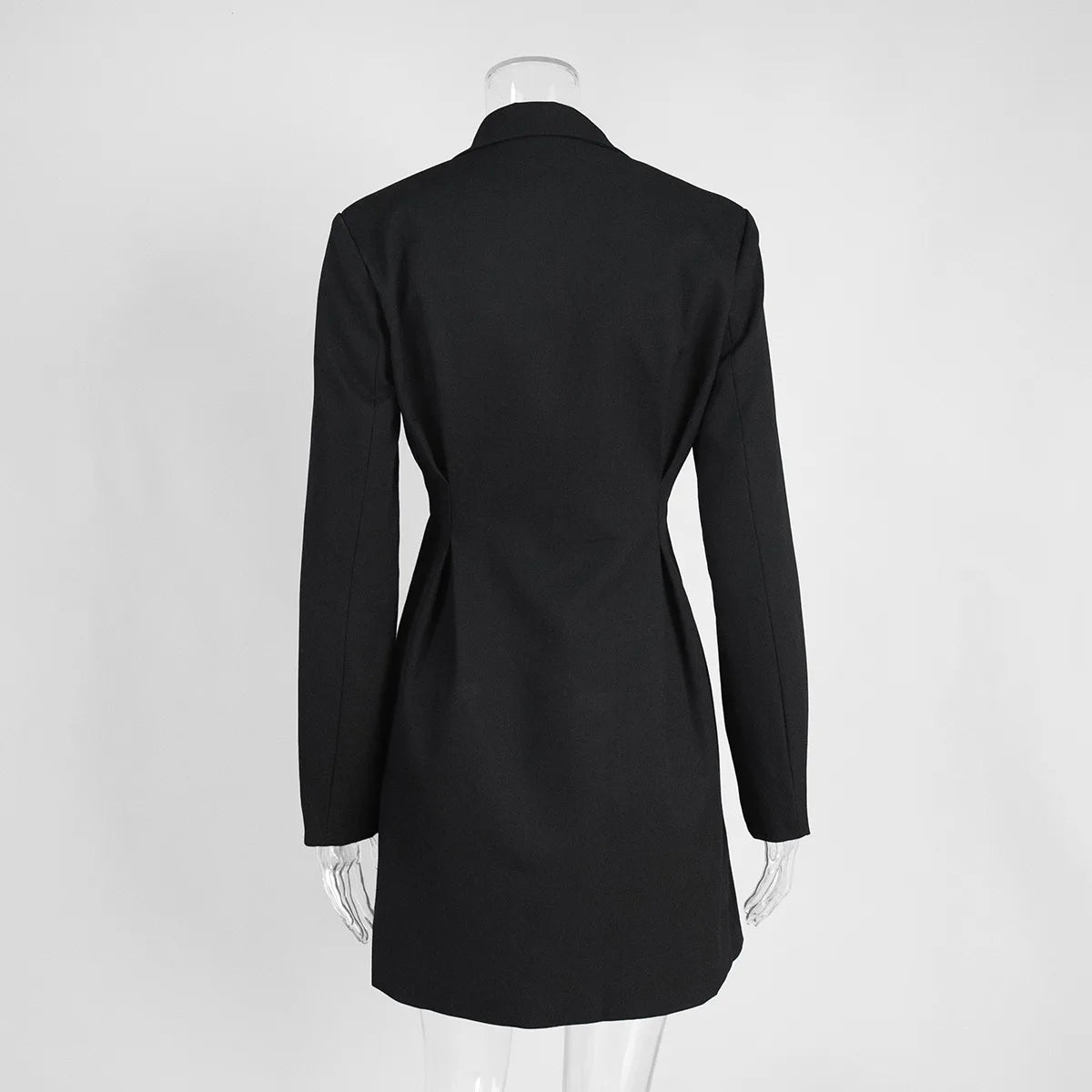 Elegant Double Breasted Blazer Dress for Women