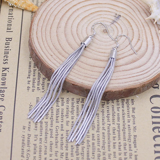 925 Sterling Silver Double Hoop Earrings