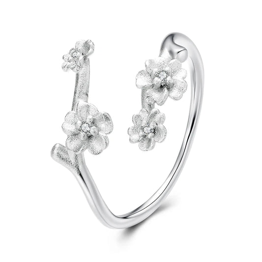 Plum Blossom Open Ring
