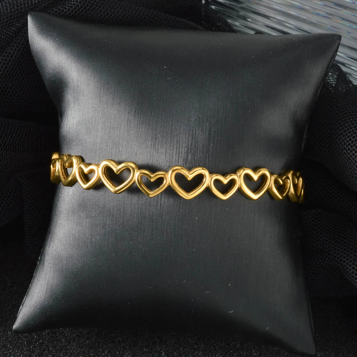 Heart Shaped Cuff Bracelet