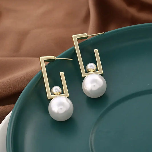 Three-in-One Pearl Earrings