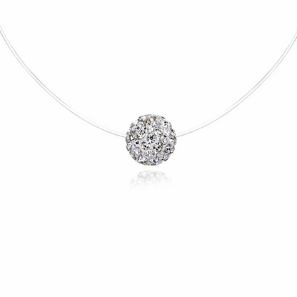 Crystal Pendant Transparent Line Necklace for Women