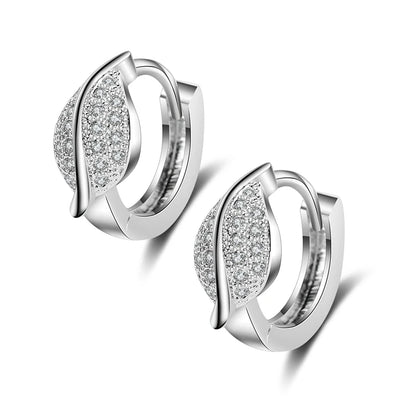 925 Sterling Silver Elegant Hoop Earrings for Women