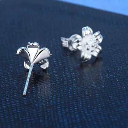 925 Silver Sparkling Bridal Stud Earrings