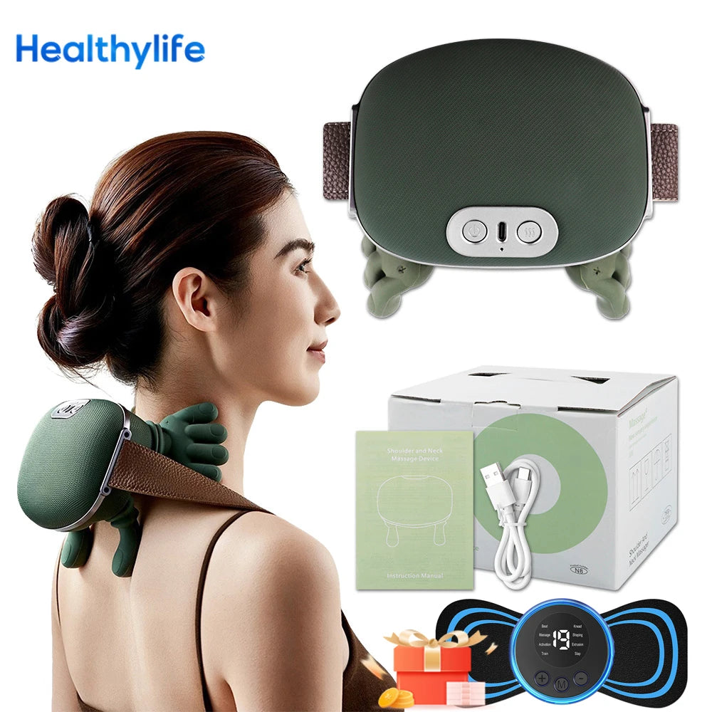 Heated Wireless Deep Tissue Neck & Shoulder Massager